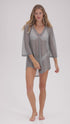 V-NECK BELL SLEEVE TUNIC - BONDI